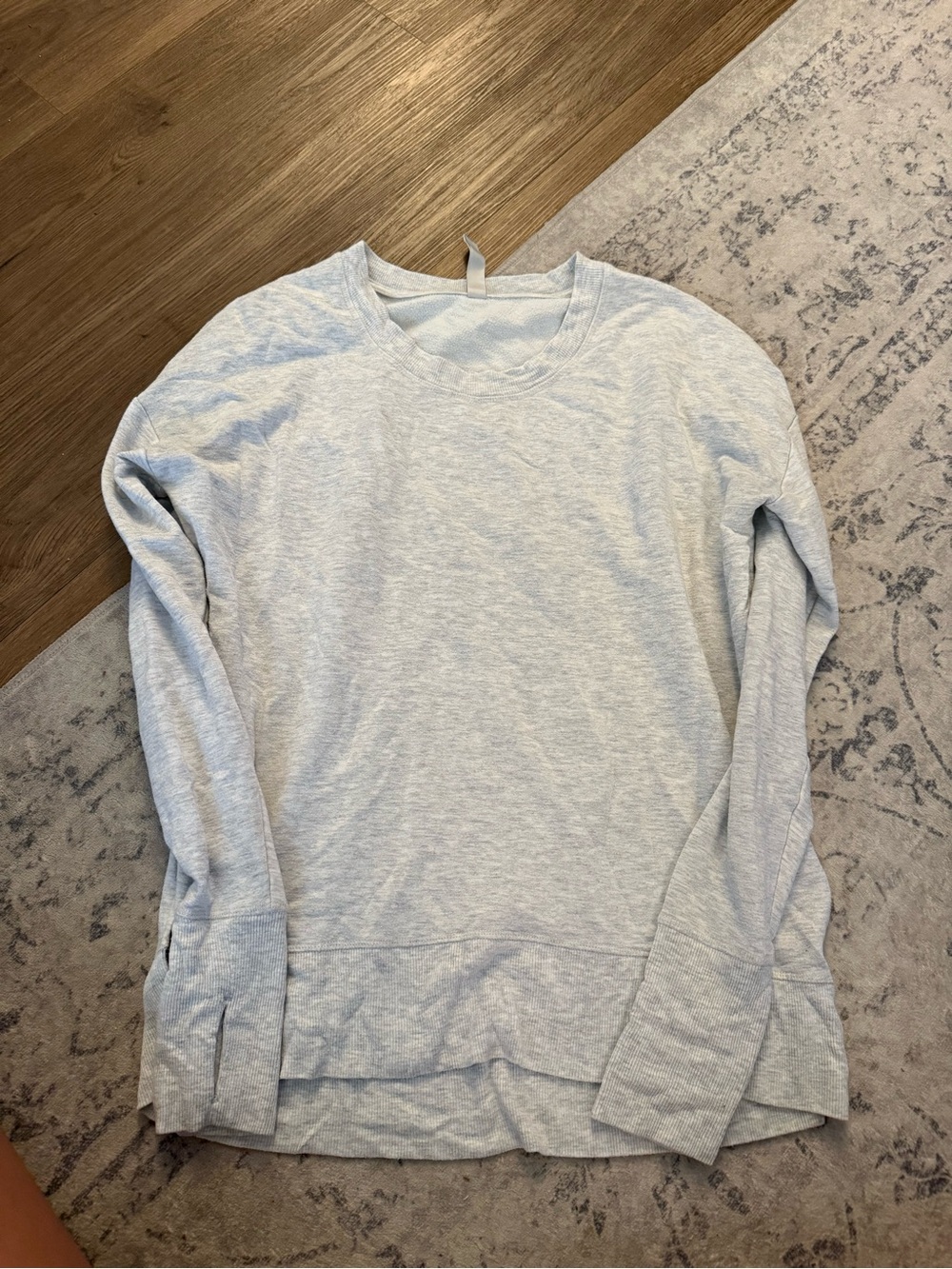 Athleta Light Gray Crewneck Pullover